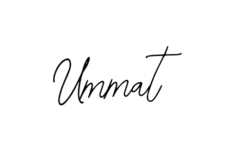 Use a signature maker to create a handwritten signature online. With this signature software, you can design (Bearetta-2O07w) your own signature for name Ummat. Ummat signature style 12 images and pictures png