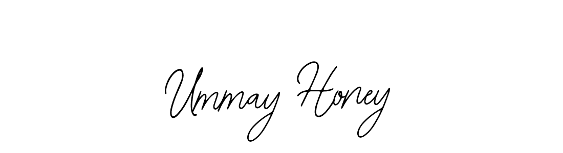 How to make Ummay Honey name signature. Use Bearetta-2O07w style for creating short signs online. This is the latest handwritten sign. Ummay Honey signature style 12 images and pictures png