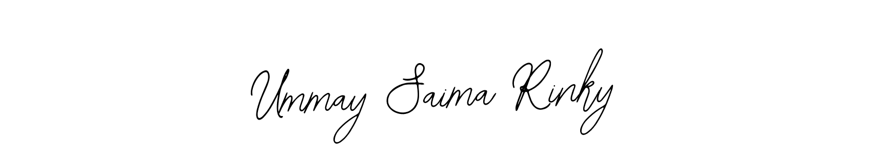 Make a beautiful signature design for name Ummay Saima Rinky. With this signature (Bearetta-2O07w) style, you can create a handwritten signature for free. Ummay Saima Rinky signature style 12 images and pictures png
