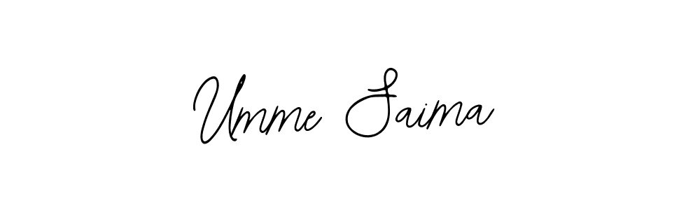 The best way (Bearetta-2O07w) to make a short signature is to pick only two or three words in your name. The name Umme Saima include a total of six letters. For converting this name. Umme Saima signature style 12 images and pictures png