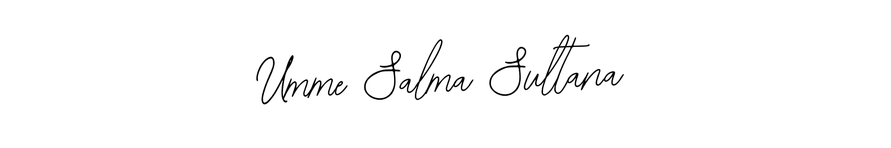 How to make Umme Salma Sultana signature? Bearetta-2O07w is a professional autograph style. Create handwritten signature for Umme Salma Sultana name. Umme Salma Sultana signature style 12 images and pictures png