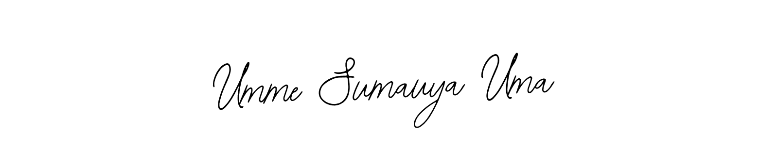 Make a beautiful signature design for name Umme Sumauya Uma. Use this online signature maker to create a handwritten signature for free. Umme Sumauya Uma signature style 12 images and pictures png