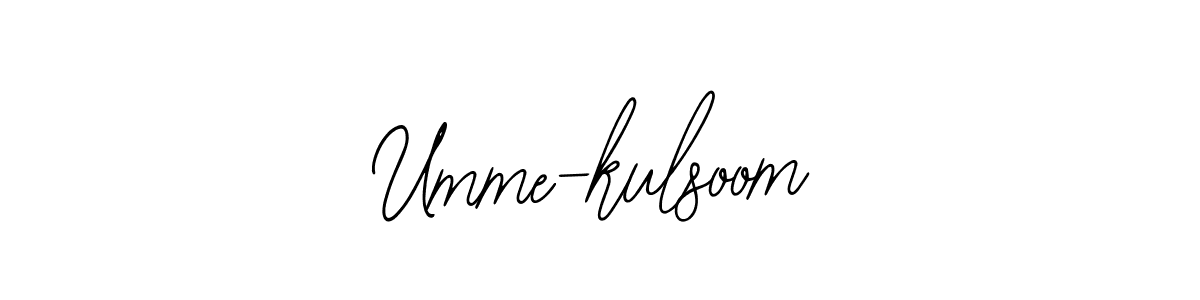 Use a signature maker to create a handwritten signature online. With this signature software, you can design (Bearetta-2O07w) your own signature for name Umme-kulsoom. Umme-kulsoom signature style 12 images and pictures png