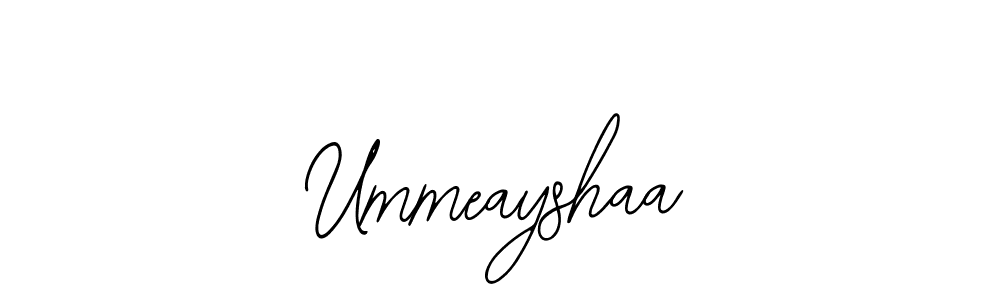 Make a beautiful signature design for name Ummeayshaa. With this signature (Bearetta-2O07w) style, you can create a handwritten signature for free. Ummeayshaa signature style 12 images and pictures png