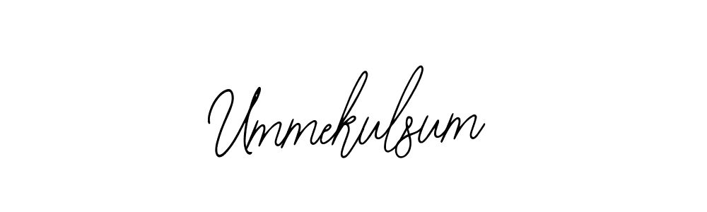Make a beautiful signature design for name Ummekulsum. With this signature (Bearetta-2O07w) style, you can create a handwritten signature for free. Ummekulsum signature style 12 images and pictures png