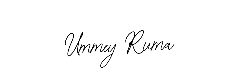 Create a beautiful signature design for name Ummey Ruma. With this signature (Bearetta-2O07w) fonts, you can make a handwritten signature for free. Ummey Ruma signature style 12 images and pictures png