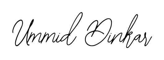 Try this chic Ummid Dinkar handwritten sign style. Using Bearetta-2O07w font elements, it gives your name a sleek, memorable identity. Ummid Dinkar signature style 12 images and pictures png