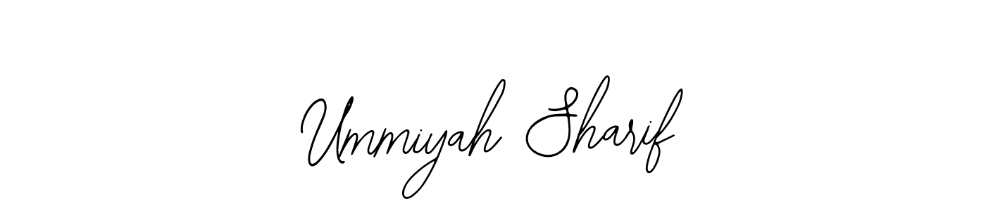 How to make Ummiyah Sharif signature? Bearetta-2O07w is a professional autograph style. Create handwritten signature for Ummiyah Sharif name. Ummiyah Sharif signature style 12 images and pictures png