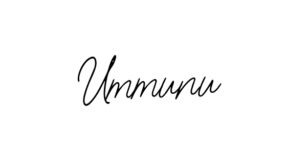 Create a beautiful signature design for name Ummunu. With this signature (Bearetta-2O07w) fonts, you can make a handwritten signature for free. Ummunu signature style 12 images and pictures png