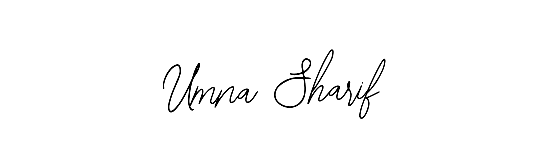 Also we have Umna Sharif name is the best signature style. Create professional handwritten signature collection using Bearetta-2O07w autograph style. Umna Sharif signature style 12 images and pictures png