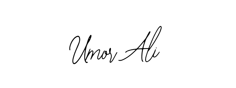 The best way (Bearetta-2O07w) to make a short signature is to pick only two or three words in your name. The name Umor Ali include a total of six letters. For converting this name. Umor Ali signature style 12 images and pictures png