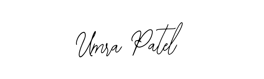 The best way (Bearetta-2O07w) to make a short signature is to pick only two or three words in your name. The name Umra Patel include a total of six letters. For converting this name. Umra Patel signature style 12 images and pictures png
