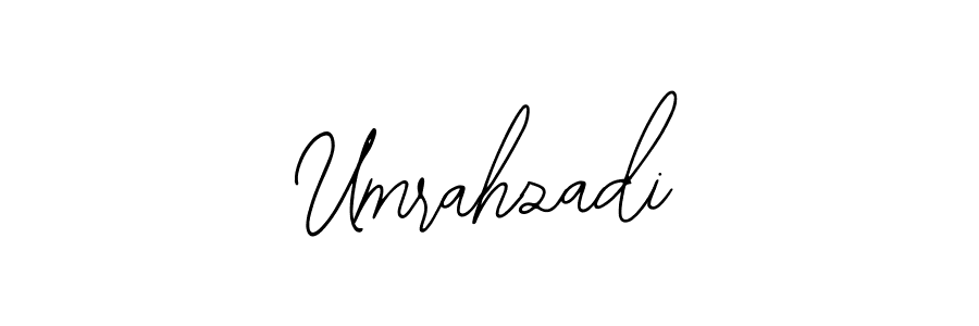You should practise on your own different ways (Bearetta-2O07w) to write your name (Umrahzadi) in signature. don't let someone else do it for you. Umrahzadi signature style 12 images and pictures png