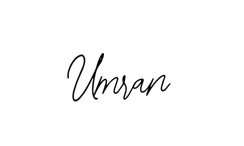 Make a beautiful signature design for name Umran. With this signature (Bearetta-2O07w) style, you can create a handwritten signature for free. Umran signature style 12 images and pictures png