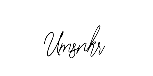 Design your own signature with our free online signature maker. With this signature software, you can create a handwritten (Bearetta-2O07w) signature for name Umsnkr. Umsnkr signature style 12 images and pictures png
