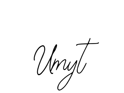 How to make Umyt signature? Bearetta-2O07w is a professional autograph style. Create handwritten signature for Umyt name. Umyt signature style 12 images and pictures png