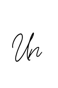 How to make Un signature? Bearetta-2O07w is a professional autograph style. Create handwritten signature for Un name. Un signature style 12 images and pictures png