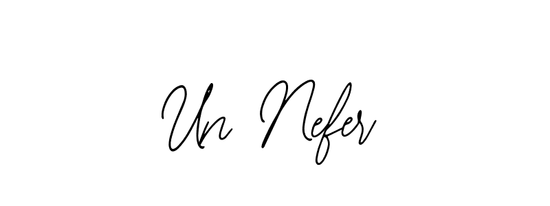 if you are searching for the best signature style for your name Un Nefer. so please give up your signature search. here we have designed multiple signature styles  using Bearetta-2O07w. Un Nefer signature style 12 images and pictures png