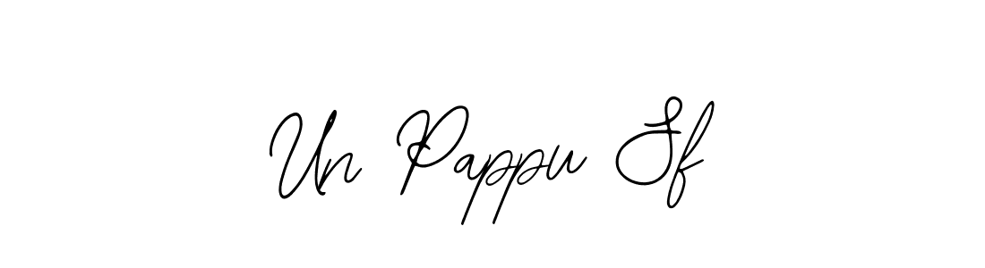 if you are searching for the best signature style for your name Un Pappu Sf. so please give up your signature search. here we have designed multiple signature styles  using Bearetta-2O07w. Un Pappu Sf signature style 12 images and pictures png