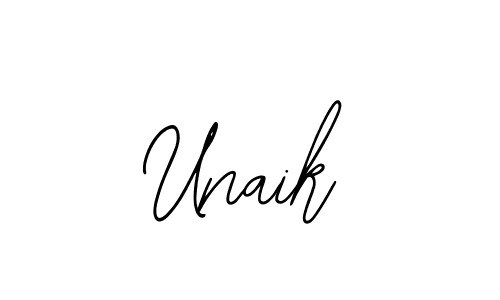 Also we have Unaik name is the best signature style. Create professional handwritten signature collection using Bearetta-2O07w autograph style. Unaik signature style 12 images and pictures png