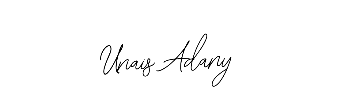 The best way (Bearetta-2O07w) to make a short signature is to pick only two or three words in your name. The name Unais Adany include a total of six letters. For converting this name. Unais Adany signature style 12 images and pictures png
