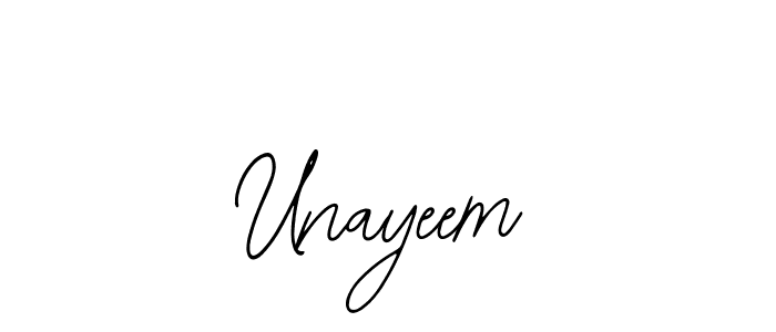 The best way (Bearetta-2O07w) to make a short signature is to pick only two or three words in your name. The name Unayeem include a total of six letters. For converting this name. Unayeem signature style 12 images and pictures png