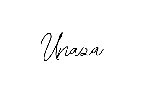 How to make Unaza signature? Bearetta-2O07w is a professional autograph style. Create handwritten signature for Unaza name. Unaza signature style 12 images and pictures png