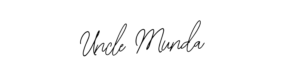 Similarly Bearetta-2O07w is the best handwritten signature design. Signature creator online .You can use it as an online autograph creator for name Uncle Munda. Uncle Munda signature style 12 images and pictures png