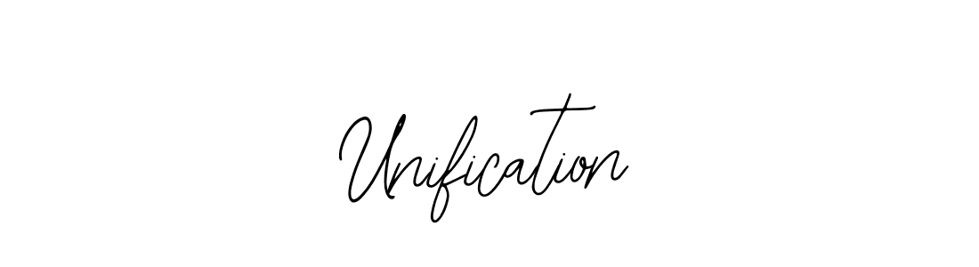 How to make Unification name signature. Use Bearetta-2O07w style for creating short signs online. This is the latest handwritten sign. Unification signature style 12 images and pictures png