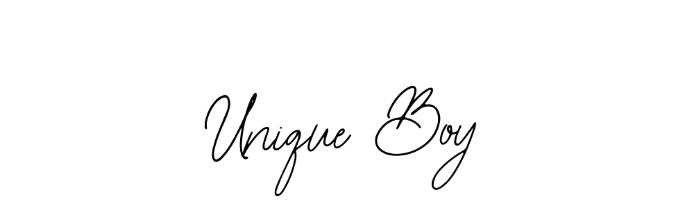 How to make Unique Boy signature? Bearetta-2O07w is a professional autograph style. Create handwritten signature for Unique Boy name. Unique Boy signature style 12 images and pictures png