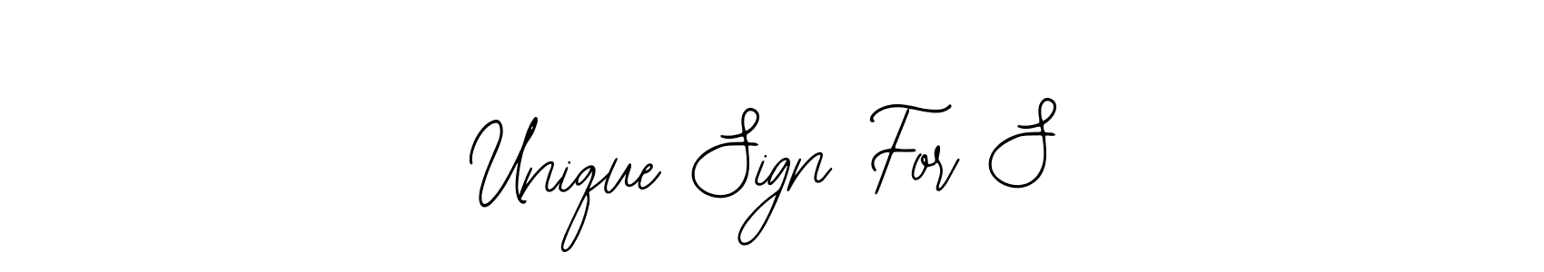 Similarly Bearetta-2O07w is the best handwritten signature design. Signature creator online .You can use it as an online autograph creator for name Unique Sign For S. Unique Sign For S signature style 12 images and pictures png