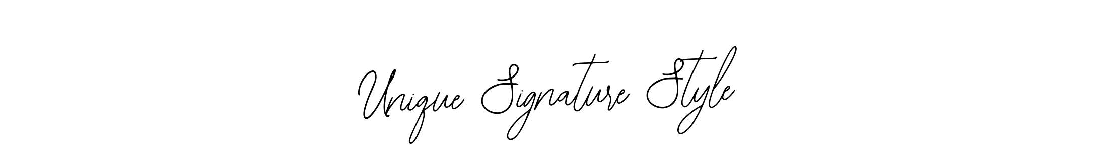 Bearetta-2O07w is a professional signature style that is perfect for those who want to add a touch of class to their signature. It is also a great choice for those who want to make their signature more unique. Get Unique Signature Style name to fancy signature for free. Unique Signature Style signature style 12 images and pictures png