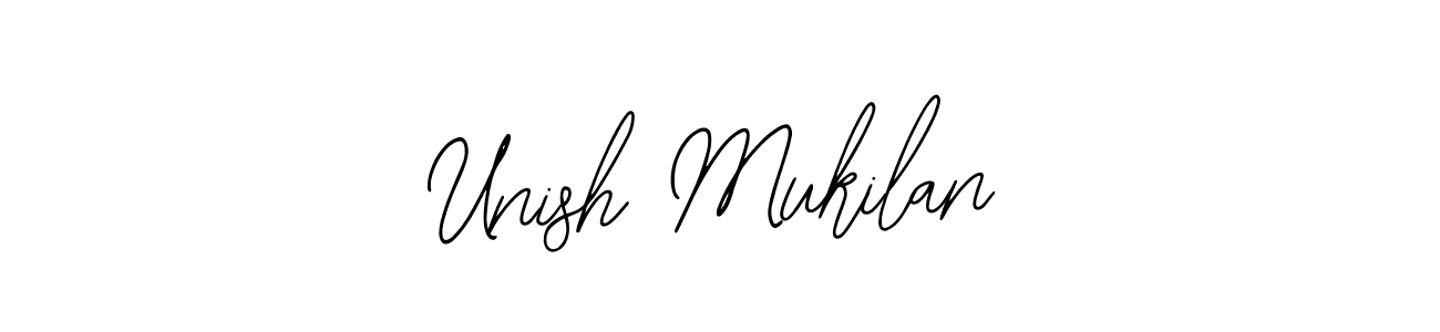 Create a beautiful signature design for name Unish Mukilan. With this signature (Bearetta-2O07w) fonts, you can make a handwritten signature for free. Unish Mukilan signature style 12 images and pictures png