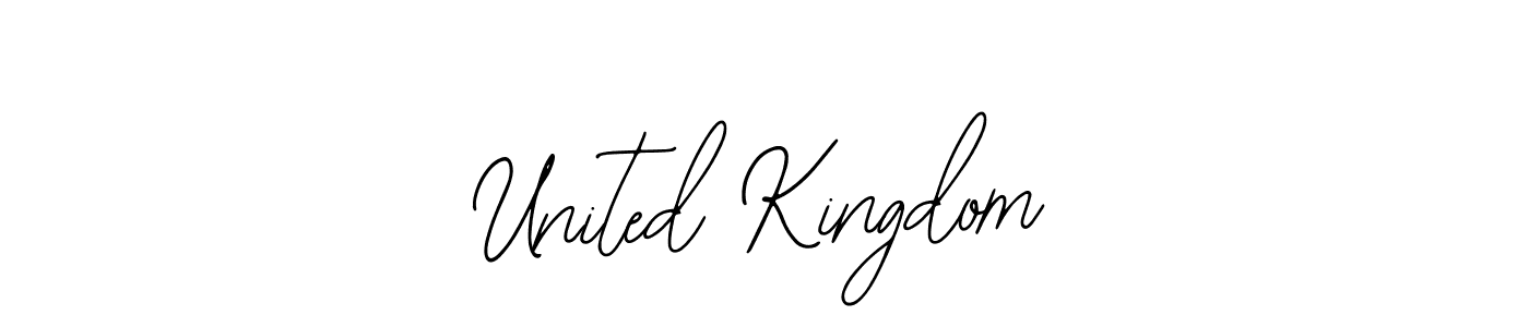 if you are searching for the best signature style for your name United Kingdom. so please give up your signature search. here we have designed multiple signature styles  using Bearetta-2O07w. United Kingdom signature style 12 images and pictures png