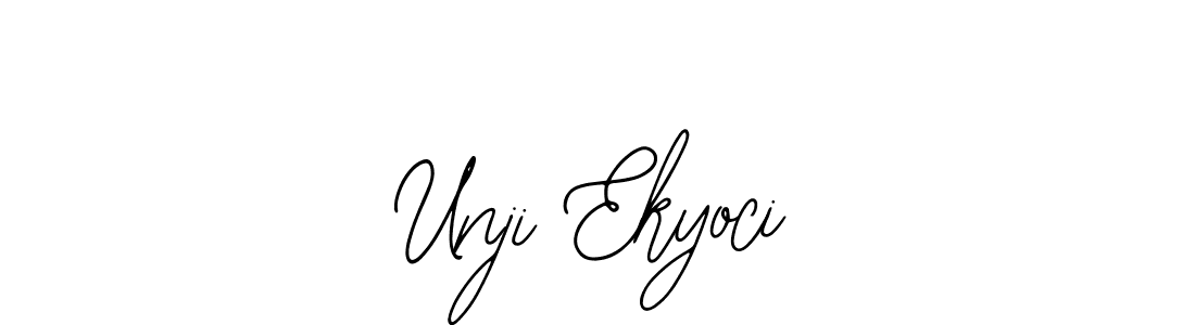It looks lik you need a new signature style for name Unji Ekyoci. Design unique handwritten (Bearetta-2O07w) signature with our free signature maker in just a few clicks. Unji Ekyoci signature style 12 images and pictures png