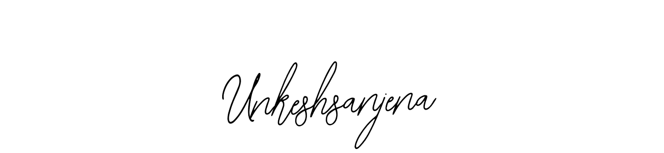 Similarly Bearetta-2O07w is the best handwritten signature design. Signature creator online .You can use it as an online autograph creator for name Unkeshsanjena. Unkeshsanjena signature style 12 images and pictures png