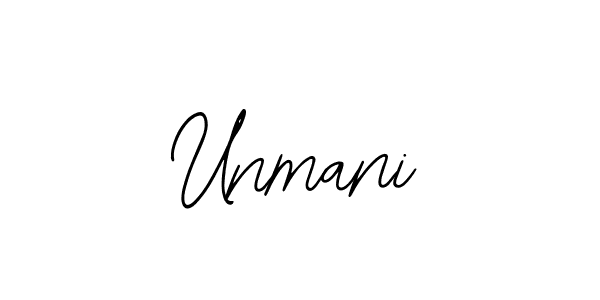 How to Draw Unmani signature style? Bearetta-2O07w is a latest design signature styles for name Unmani. Unmani signature style 12 images and pictures png