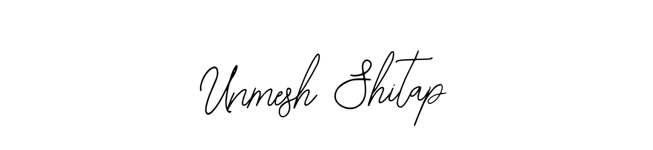 Design your own signature with our free online signature maker. With this signature software, you can create a handwritten (Bearetta-2O07w) signature for name Unmesh Shitap. Unmesh Shitap signature style 12 images and pictures png