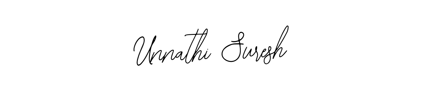 How to make Unnathi Suresh name signature. Use Bearetta-2O07w style for creating short signs online. This is the latest handwritten sign. Unnathi Suresh signature style 12 images and pictures png