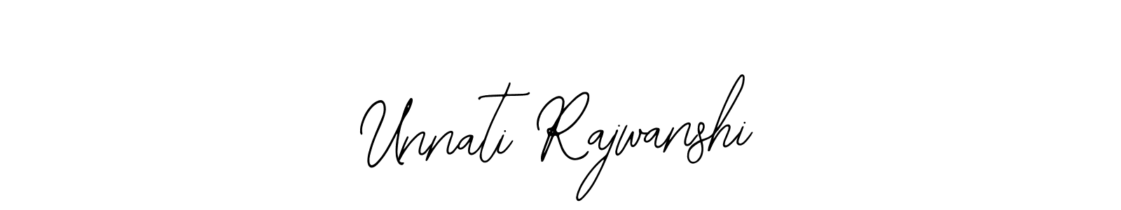 Unnati Rajwanshi stylish signature style. Best Handwritten Sign (Bearetta-2O07w) for my name. Handwritten Signature Collection Ideas for my name Unnati Rajwanshi. Unnati Rajwanshi signature style 12 images and pictures png