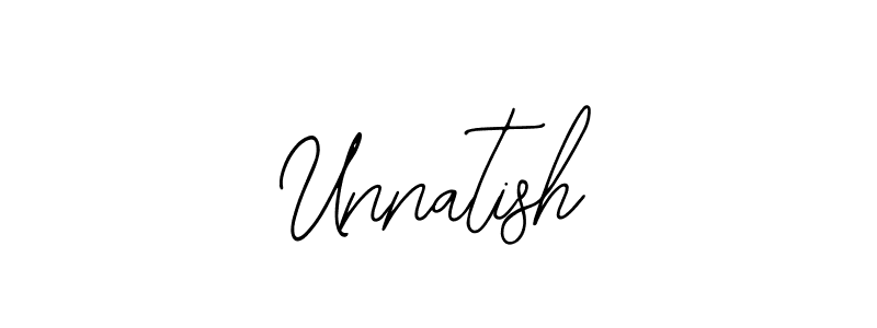 The best way (Bearetta-2O07w) to make a short signature is to pick only two or three words in your name. The name Unnatish include a total of six letters. For converting this name. Unnatish signature style 12 images and pictures png