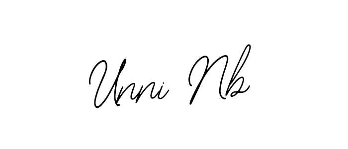 Here are the top 10 professional signature styles for the name Unni Nb. These are the best autograph styles you can use for your name. Unni Nb signature style 12 images and pictures png