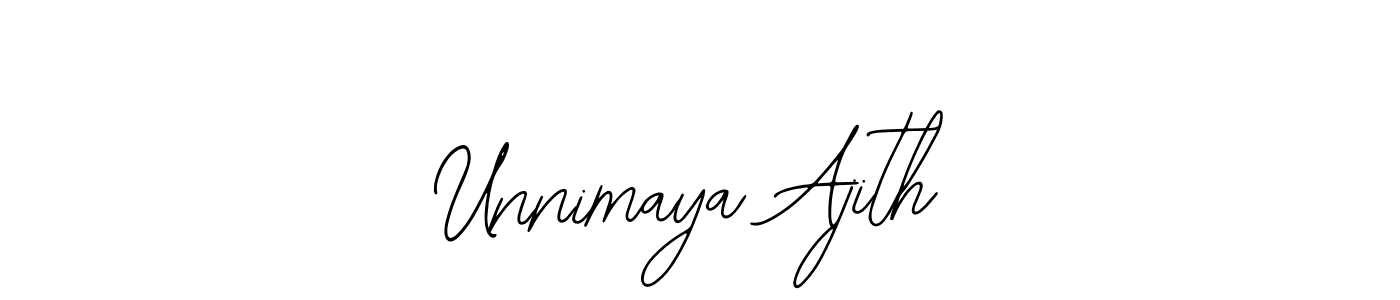 Design your own signature with our free online signature maker. With this signature software, you can create a handwritten (Bearetta-2O07w) signature for name Unnimaya Ajith. Unnimaya Ajith signature style 12 images and pictures png