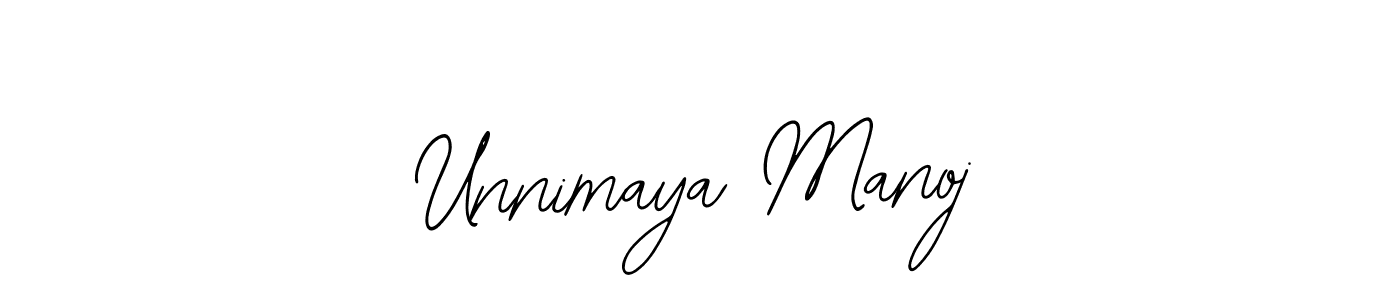 It looks lik you need a new signature style for name Unnimaya Manoj. Design unique handwritten (Bearetta-2O07w) signature with our free signature maker in just a few clicks. Unnimaya Manoj signature style 12 images and pictures png