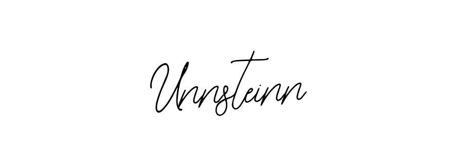 if you are searching for the best signature style for your name Unnsteinn. so please give up your signature search. here we have designed multiple signature styles  using Bearetta-2O07w. Unnsteinn signature style 12 images and pictures png