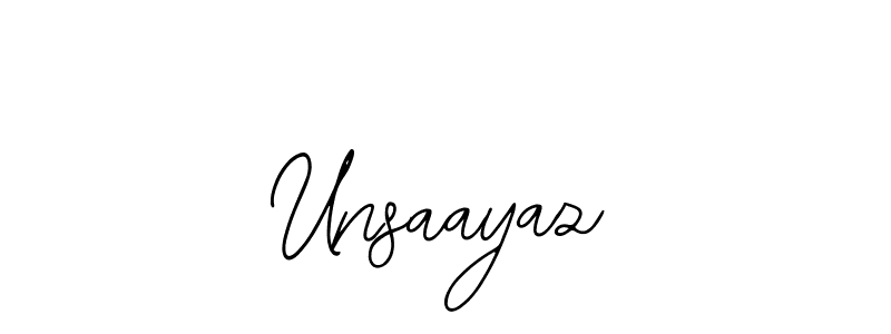 How to Draw Unsaayaz signature style? Bearetta-2O07w is a latest design signature styles for name Unsaayaz. Unsaayaz signature style 12 images and pictures png