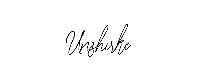 Once you've used our free online signature maker to create your best signature Bearetta-2O07w style, it's time to enjoy all of the benefits that Unshirke name signing documents. Unshirke signature style 12 images and pictures png