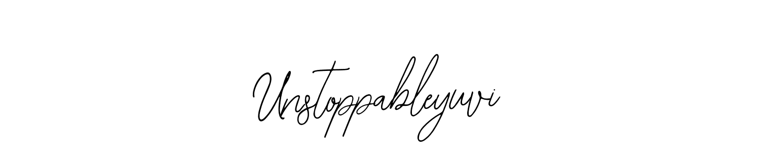 Create a beautiful signature design for name Unstoppableyuvi. With this signature (Bearetta-2O07w) fonts, you can make a handwritten signature for free. Unstoppableyuvi signature style 12 images and pictures png