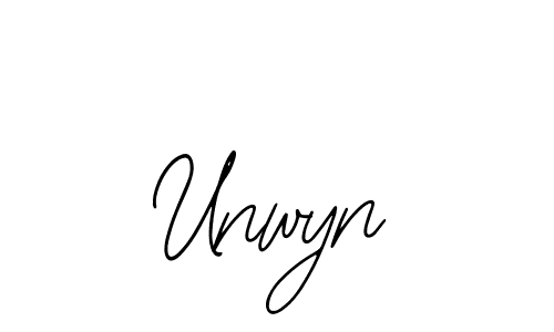 You should practise on your own different ways (Bearetta-2O07w) to write your name (Unwyn) in signature. don't let someone else do it for you. Unwyn signature style 12 images and pictures png