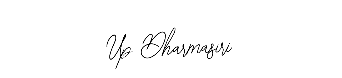 How to make Up Dharmasiri signature? Bearetta-2O07w is a professional autograph style. Create handwritten signature for Up Dharmasiri name. Up Dharmasiri signature style 12 images and pictures png
